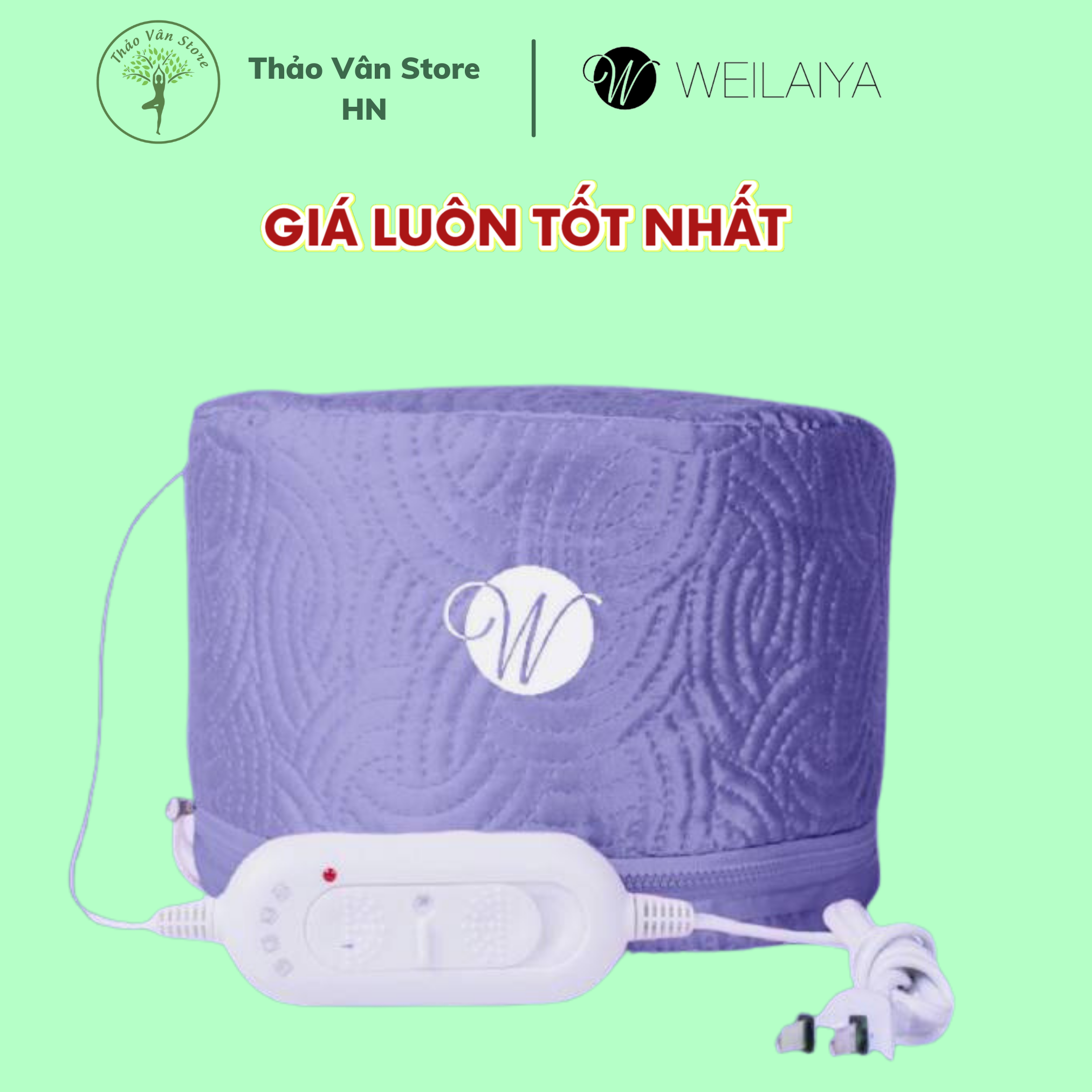 Mũ ủ tóc nhiệt cao cấp tại nhà WEILAIYA 24V giúp tóc hấp thụ dầu hấp, mũ hấp tóc, nón ủ tóc hấp dầu