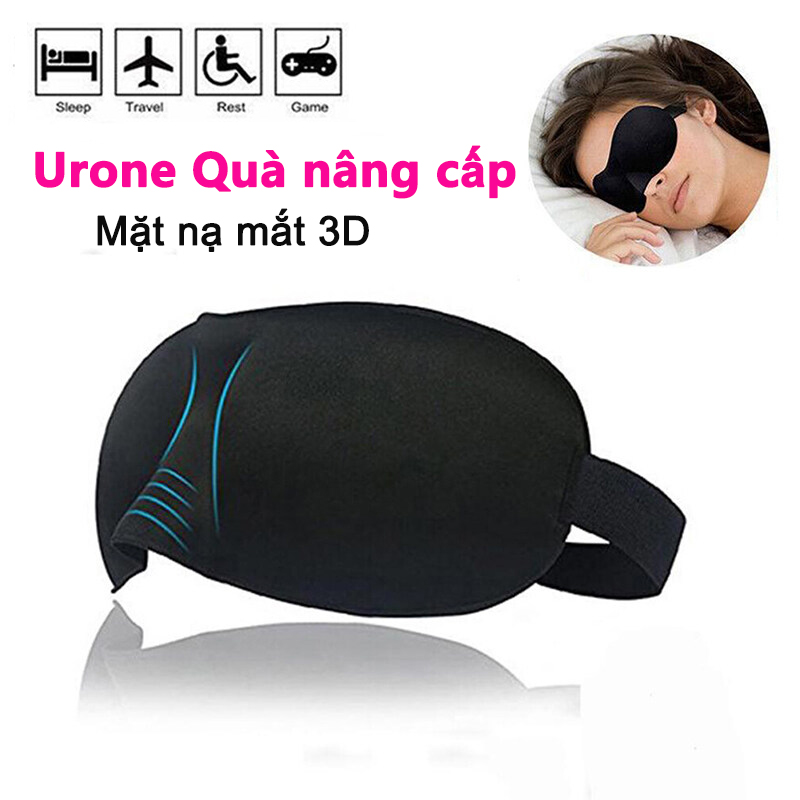 Urone Mặt Nạ Che Mắt Ngủ 3D Miếng Bịt Mắt Ngủ Nhẹ Và Thoải Mái Tấm Che Nắng Cho Người Trợ Giúp Giấc Ngủ Thiền Định Ngủ Khi Đi Du Lịch Cho Nam Và Nữ