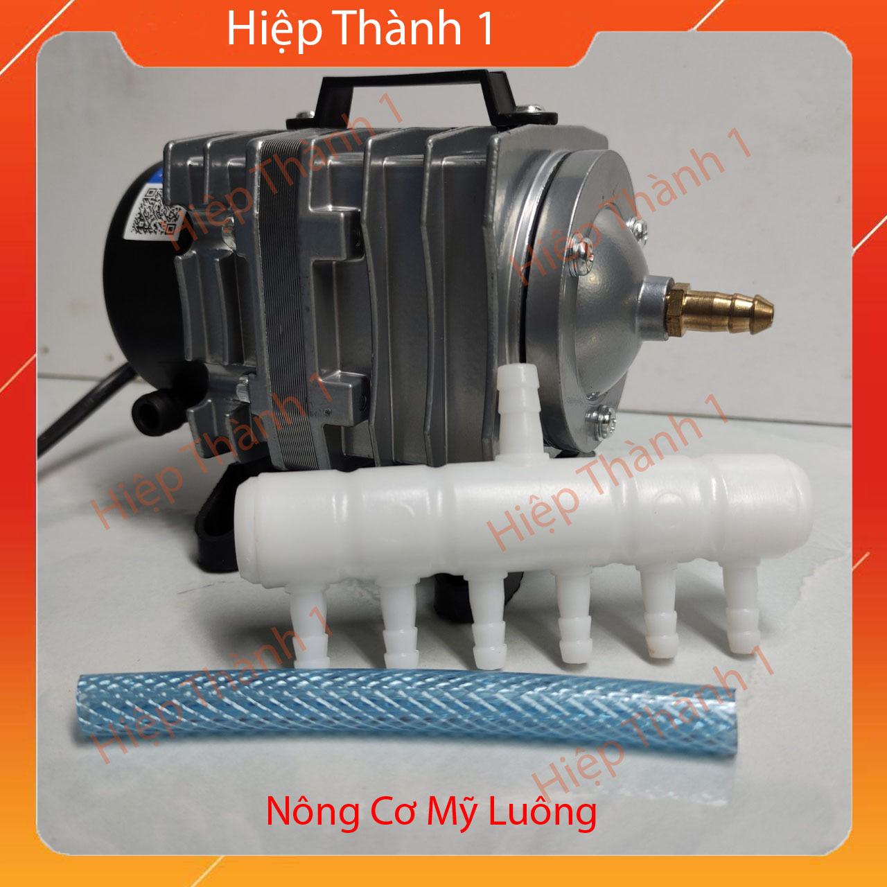 Máy sủi oxy aco resun 001 18w, sục khí, thổi khí cho hồ cá cảnh - 6 vòi - nongcomyluong