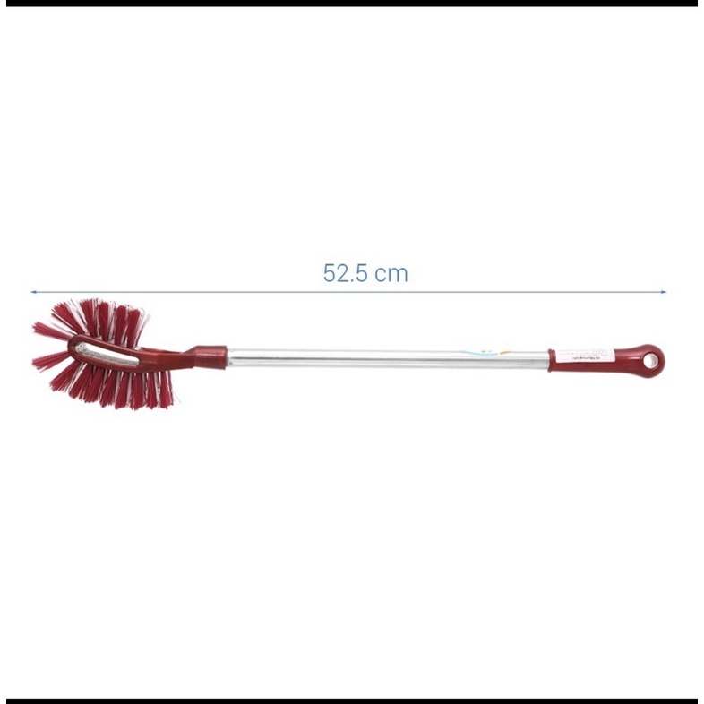 Cọ toilet 2 đầu cán inox dài 53cm loại tốt