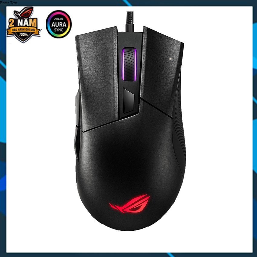 Chuột Chơi game Asus ROG Gladius II Core switch bấm độc quyền ROG của Asus