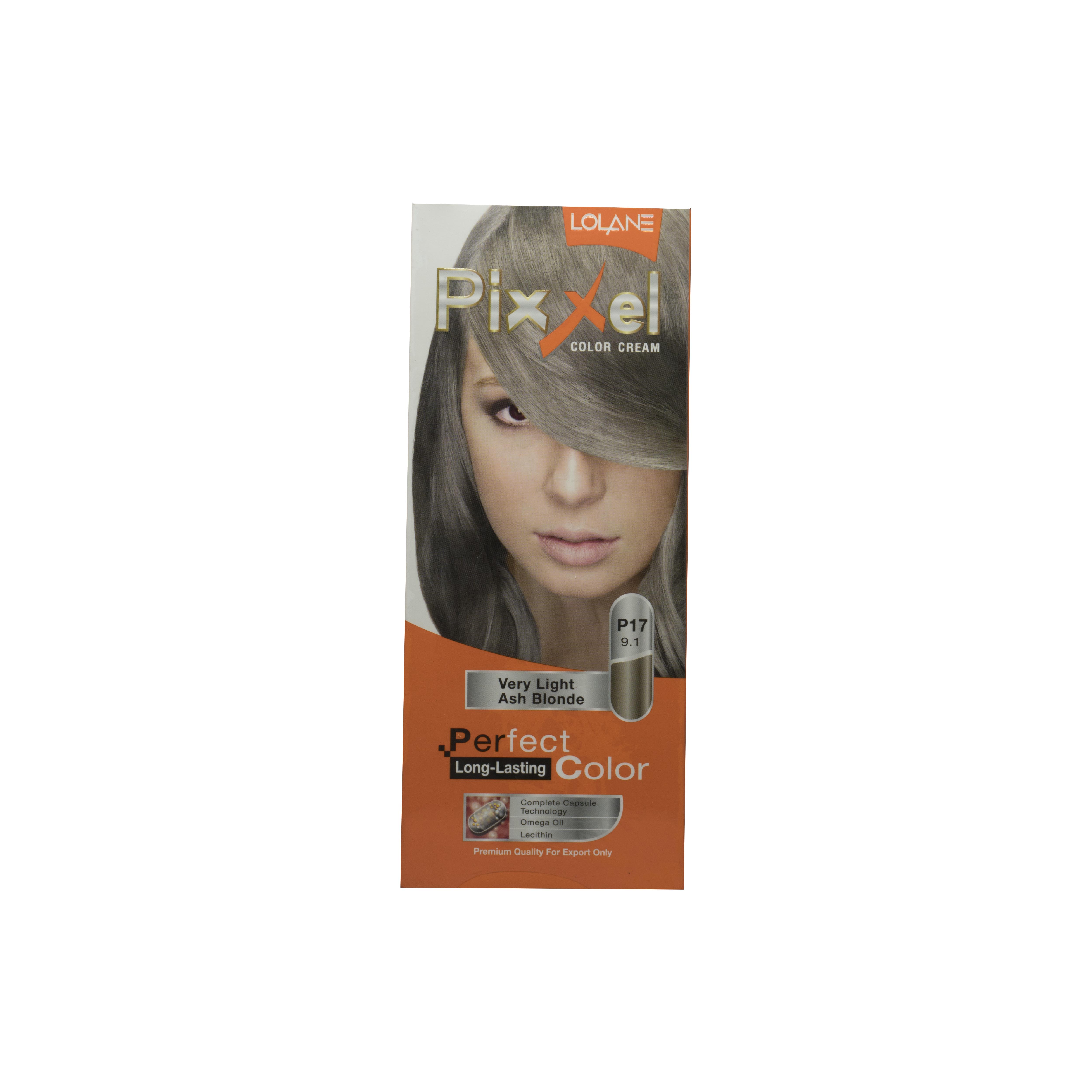 Thuốc nhuộm tóc màu vàng nhạt ánh tro P17