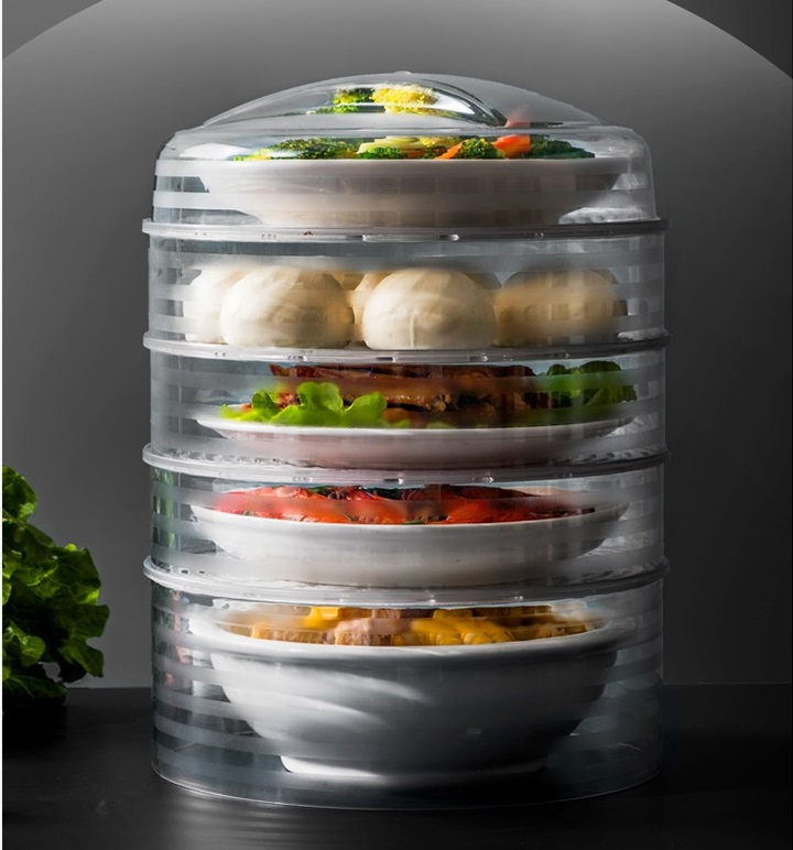 Lồng bàn trong suốt bảo quản thực phẩm-Lồng Bàn Trong Suốt Bảo Quản Thực Phẩm Chống Bụi Tiện Dụng