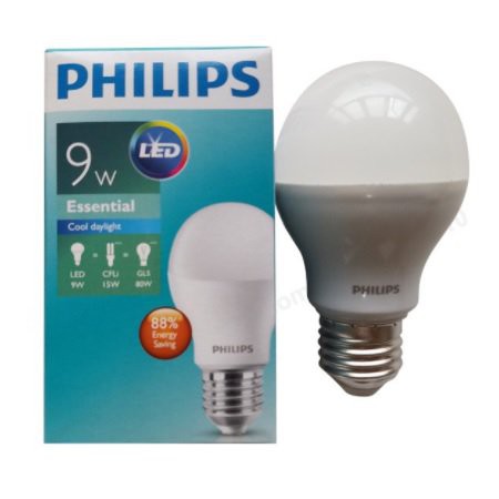 Bóng ess led buld 9w e27 philips