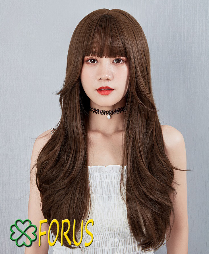 Tóc giả cả đầu nữ 511 😍freeship😍 tóc giả nữ layer dài, tóc nữ nguyên đầu dài, tóc bộ giả nữ sỉ 120k