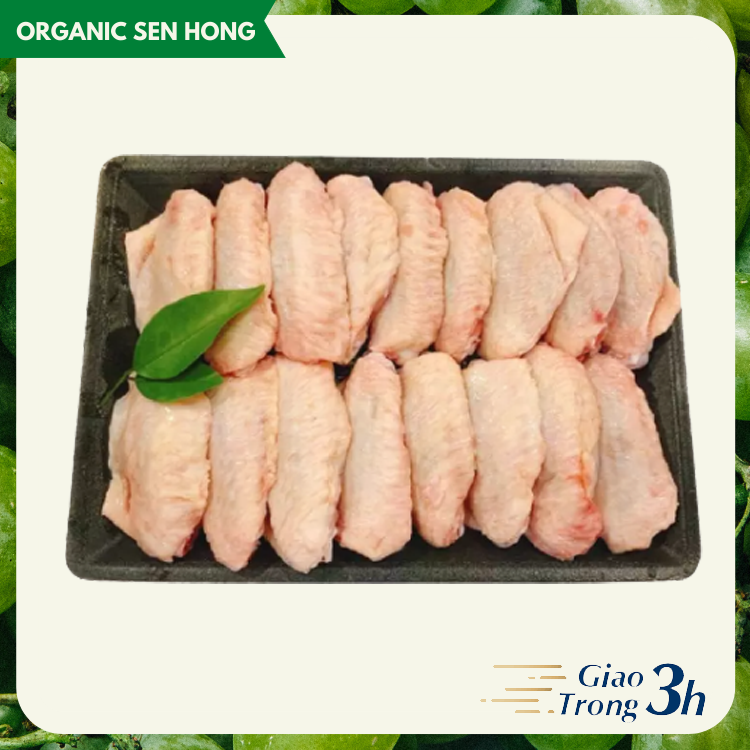 Cánh gà khúc giữa đông lạnh 1kg