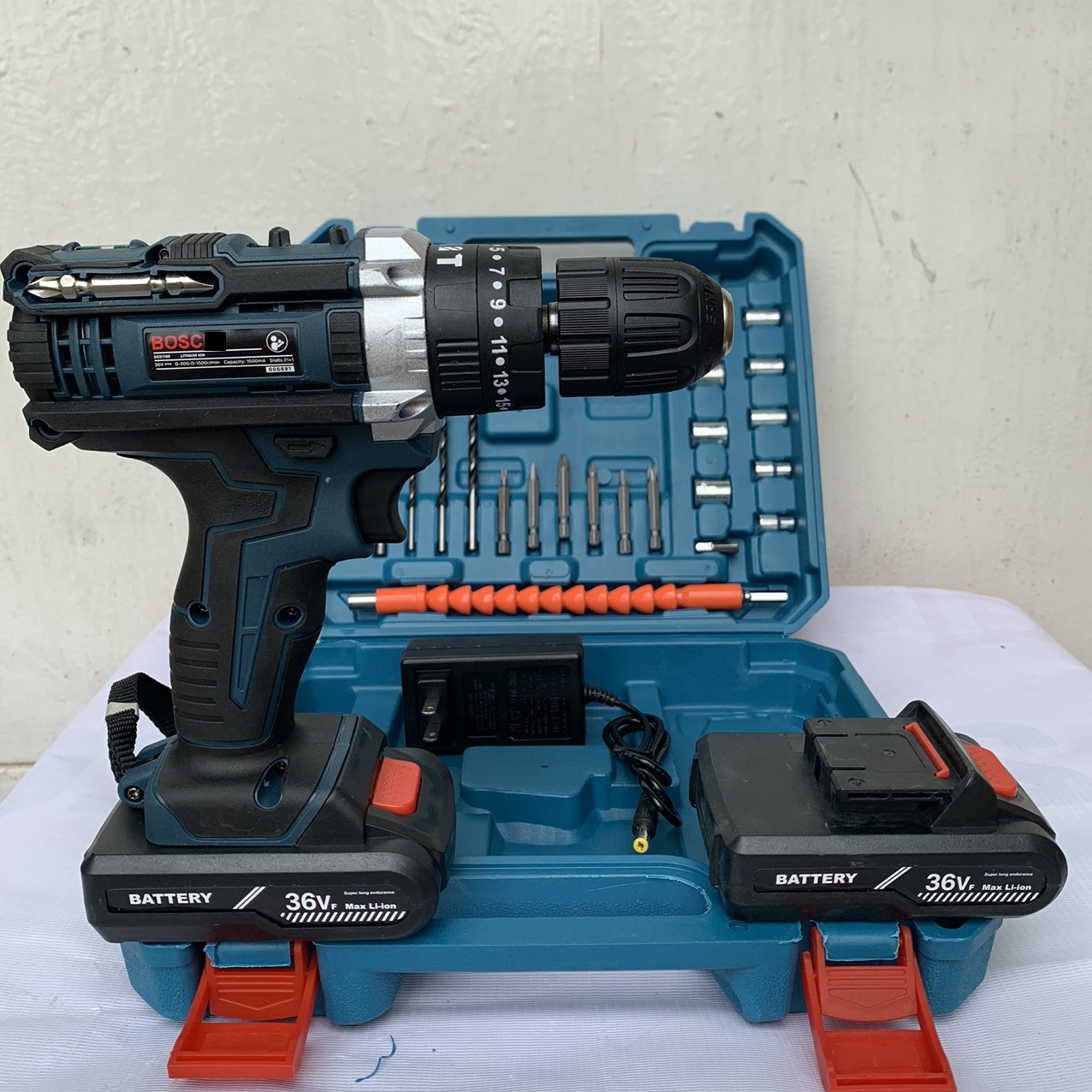 Máy khoan pin bắt vít Boh 36v 3 chức năng, bắt vít khoan tường có búa