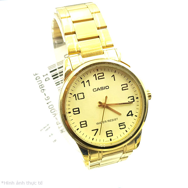 Đồng hồ casio nam dây thép không rỉ mtp-v001g-9budf