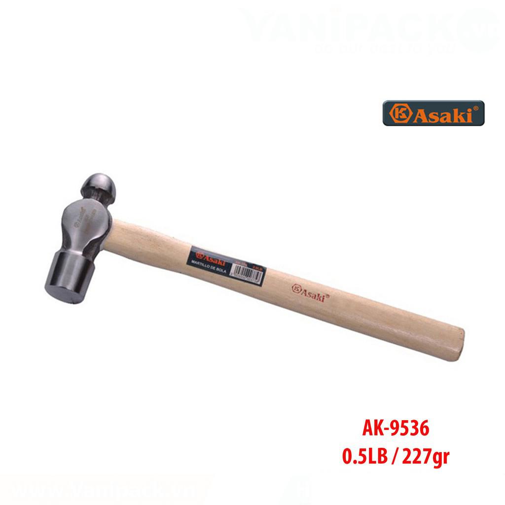 227g búa đầu tròn asaki ak-9536