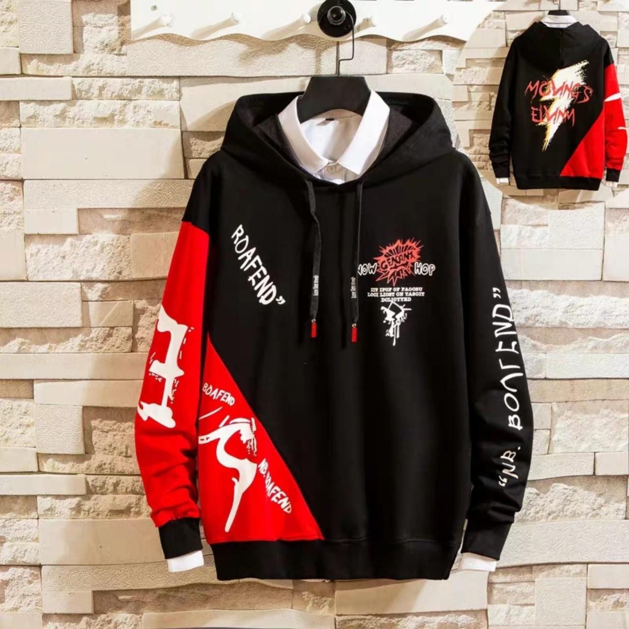 [HCM]ÁO KHOÁC HOODIE THU ĐÔNG PHỐI HỌA TIẾT ĐẸP SẮC SẢO TINH TẾ