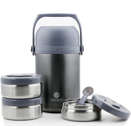 [HCM]Bộ hộp cơm giữ nhiệt  Elmich 1.8L