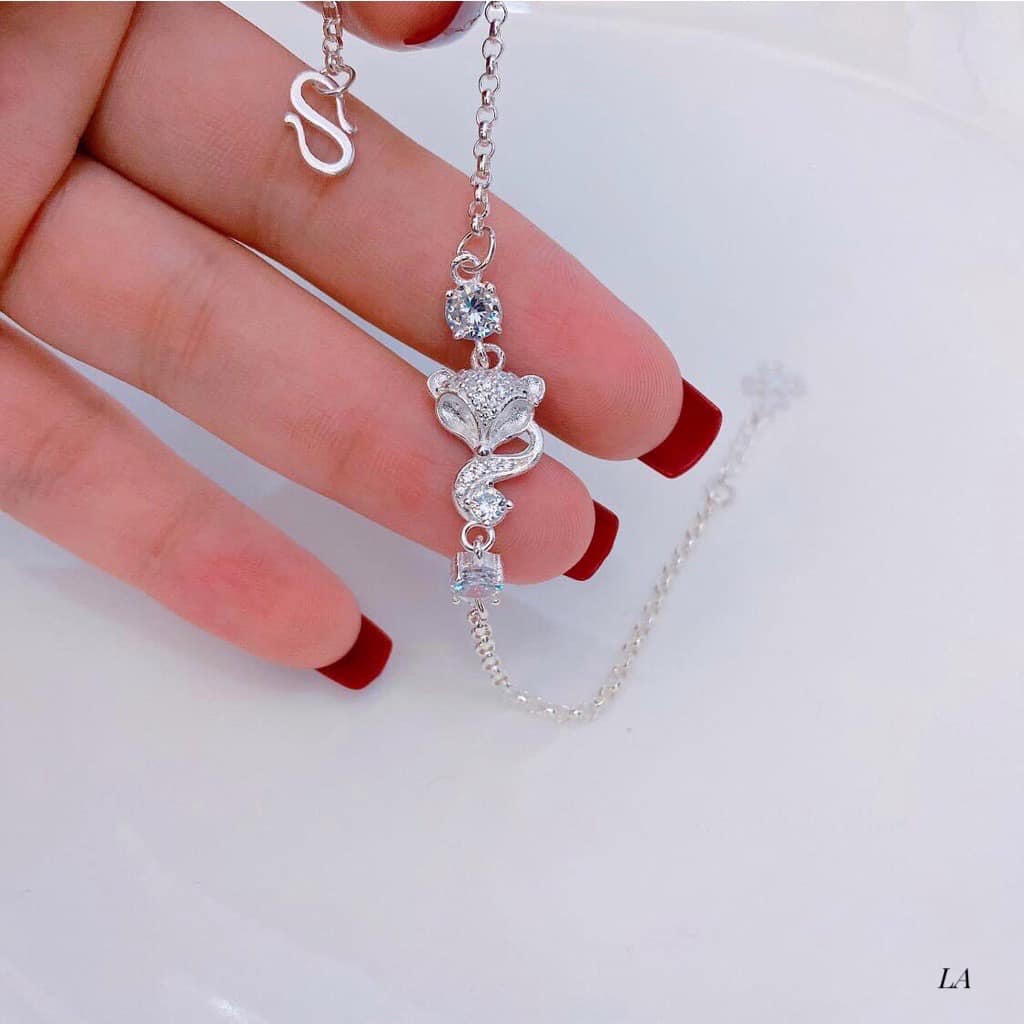 Lắc tay bạc ta mẫu hồ ly shop bạc xinh