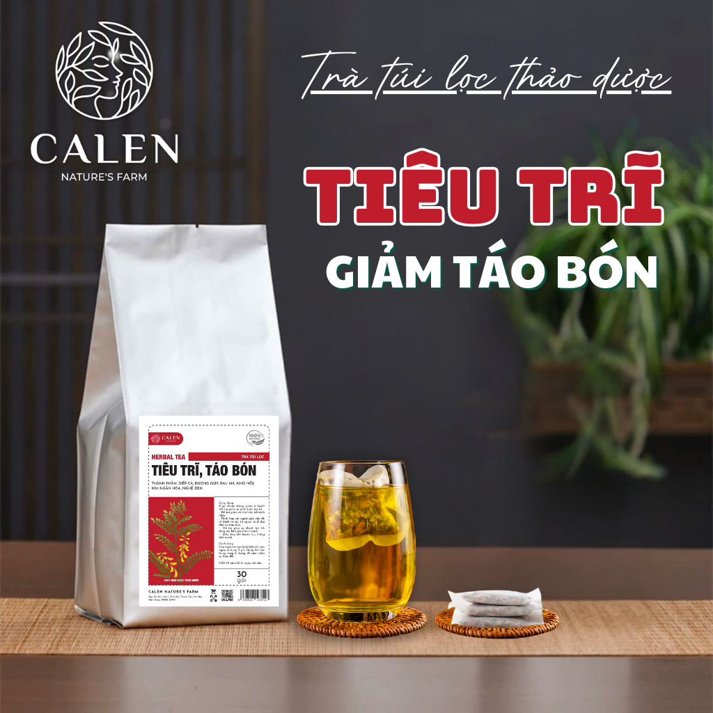   Trĩ tái đi tái lại  Trà trĩ Calen Nature Farm cho người trĩ nội trĩ ngoại trĩ lâu năm tái đi tái lại bịch 30 gói lọc 