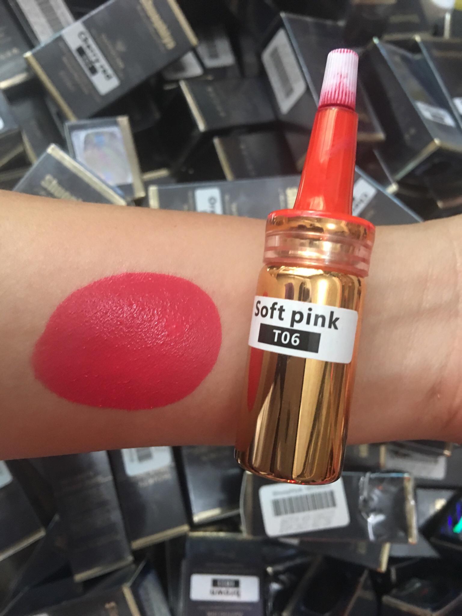 Mực Phun Xăm Môi Shouphiya Tông Màu Tự Nhiên Bám Nhanh cần màu gì liên hệ shop - dungcuphunxamtrangpham