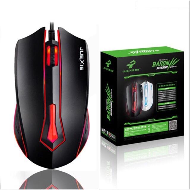 CHUỘT QUANG CÓ DÂY  CHUYÊN GAME M611 3D CÓ LED