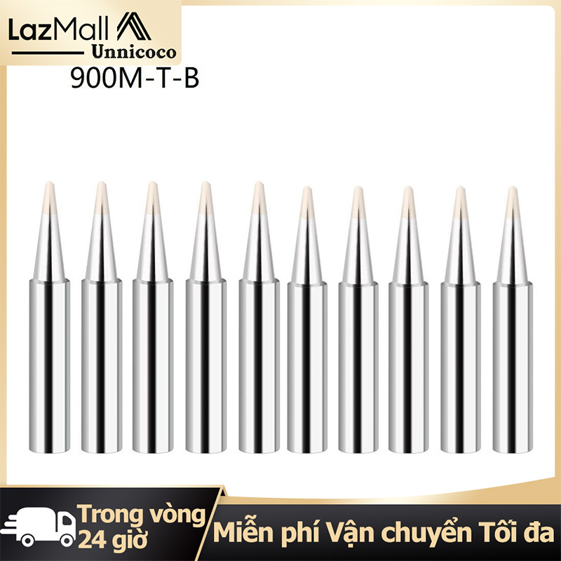 10 cái đầu mỏ hàn 936 đầu mỏ hàn không chì 900m-t hợp kim sắt đồng