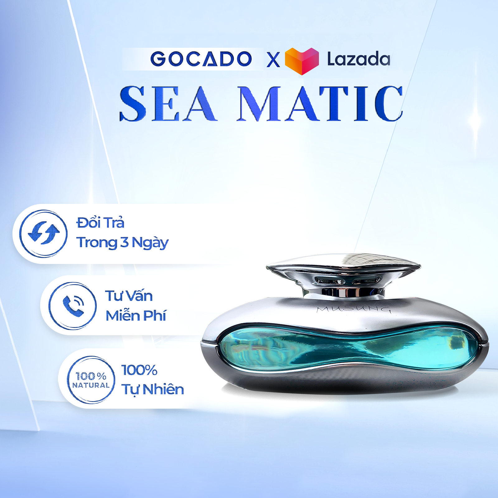 Nước hoa ô tô cao cấp gocado - sea matic