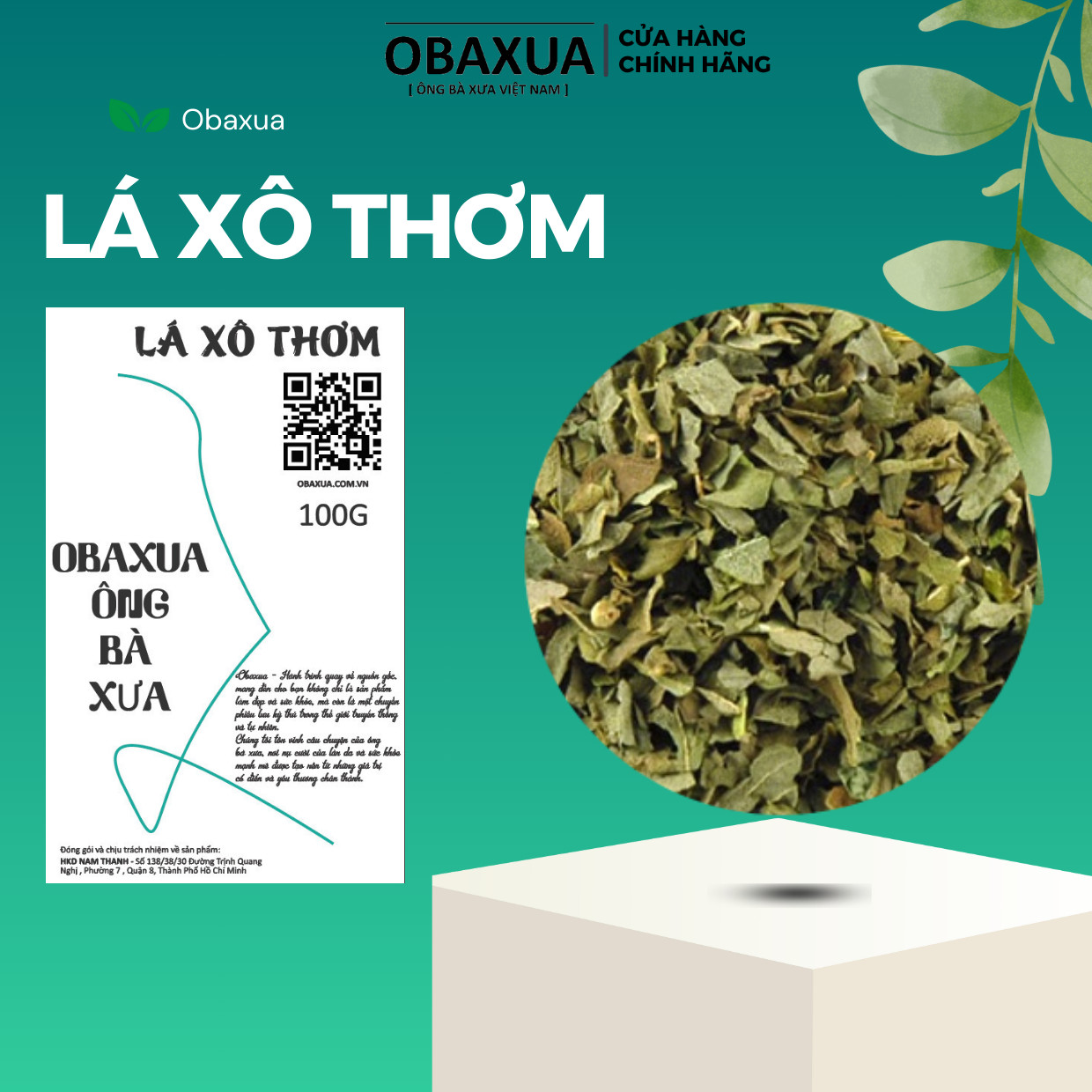 Lá Xô Thơm Sấy Khô Obaxua - Hương Vị Tươi Mới, Phong Phú Cho Mọi Món Ăn