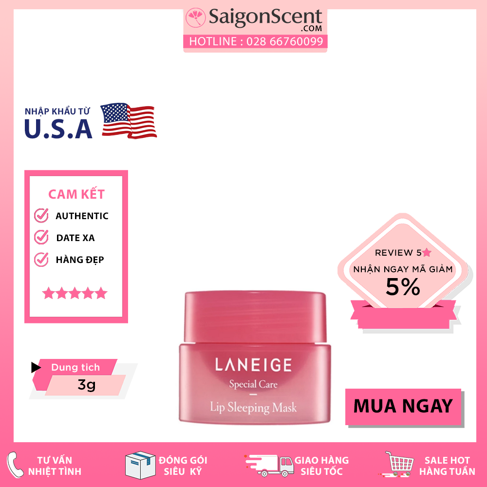 Dưỡng Môi Laneige Lip Sleeping Mask