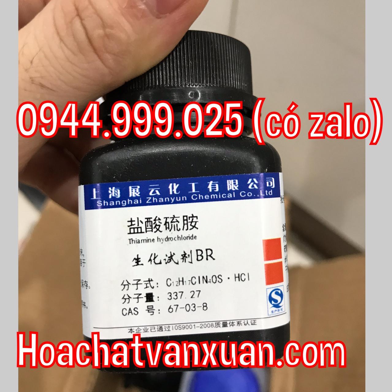 Thiamine hydrochloride cas 67-03-8 c12h18cl2n4os lọ 25g vitamin b1