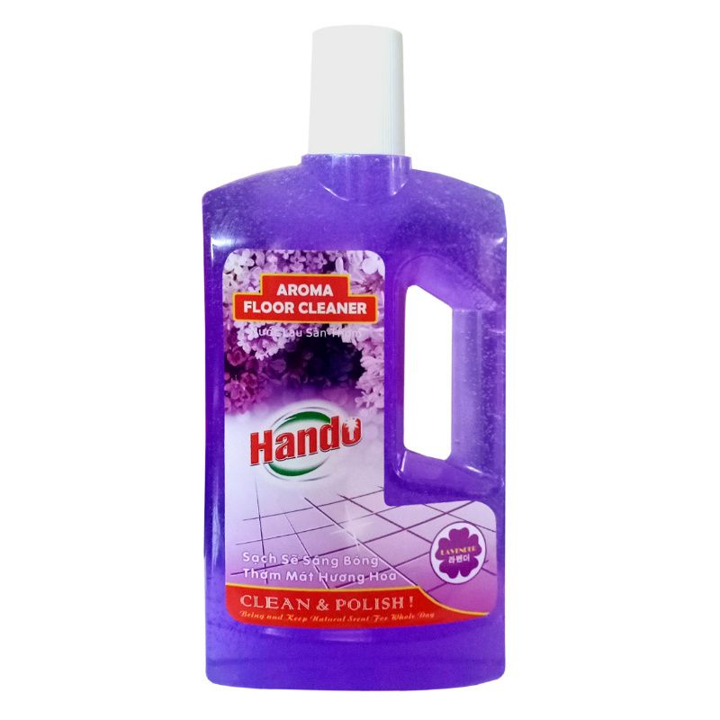 Nước lau sàn đậm đặc diệt khuẩn Hando 1L Hương Lavender BH473
