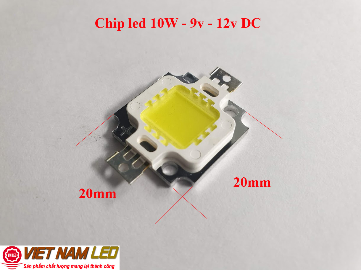 Bóng chip led 10w điện áp 9-12vdc siêu sáng