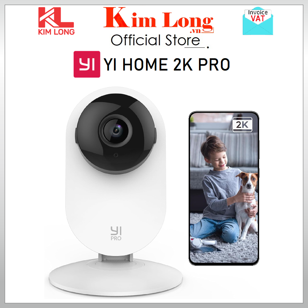 Camera quan sát Yi Home 2K Pro (3M) Megapixel - Bảo hành 12 tháng chính hãng