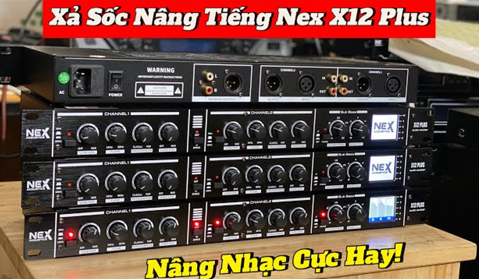 ( XẢ KHO GIÁ RẺ ] Máy Nâng Tiếng NEX X12Plus Bản Mới 2024, Máy Nâng Tiếng Hát Karaoke , Nâng Nhạc Siêu Nét , Nâng Tiếng Bass Treble Trở Lên Sống Động Mạnh Mẽ, Tiếng Mic Hát Nhẹ, Rõ Hơn ,Chống Hú Tốt,Thỏa Mãn Khi Nghe Nhạc, Ca Hát Cổng Sub Riêng Biệt