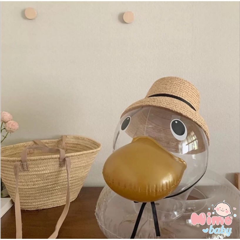 【HOT SALE】 Phao bơi vịt trong suốt cho bé
