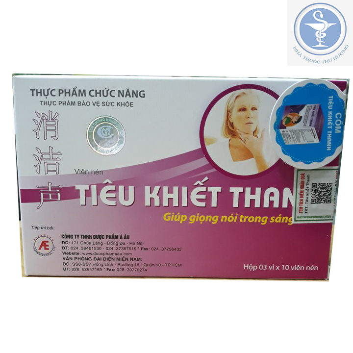 Tiêu khiết thanh - Phòng ngữa, hỗ trợ đieu tri bệnh viêm thanh quản