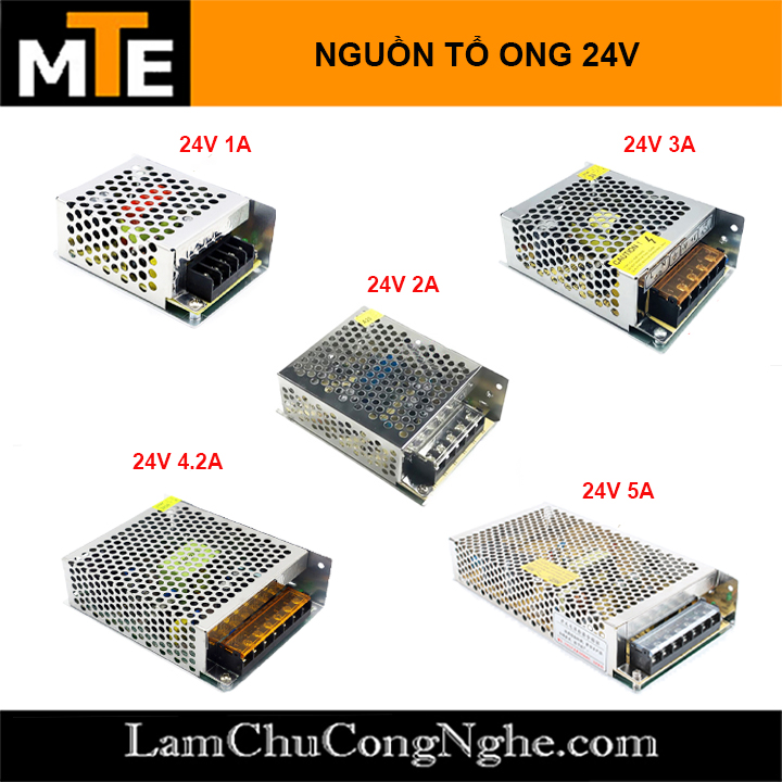 Nguồn tổ ong, nguồn led 24v 1a, 2a, 3a, 4.2a, 5a