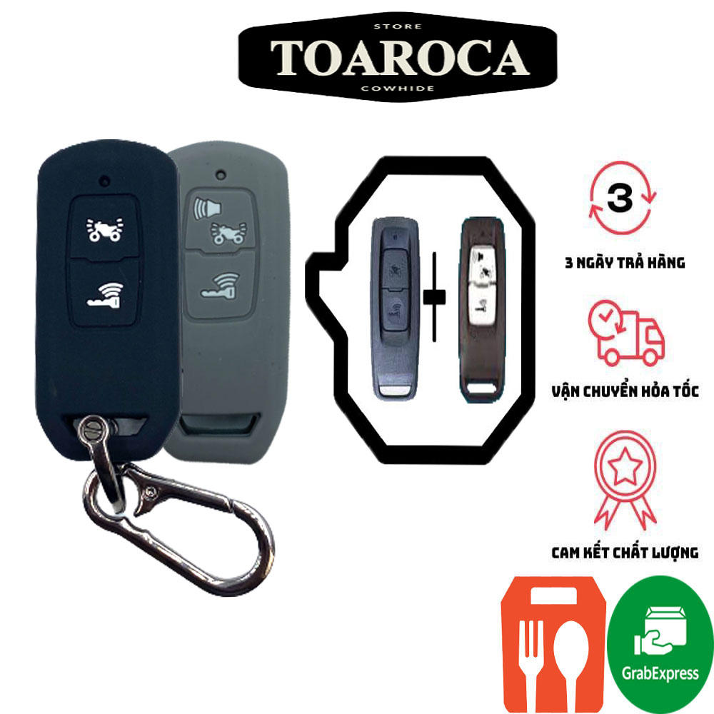 Bao da silicon honda vision 2021 smartkey chính hãng Toaroca