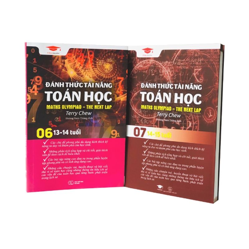 Sách đánh thức tài năng toán học 6 và 7 - nhà sách á châu books