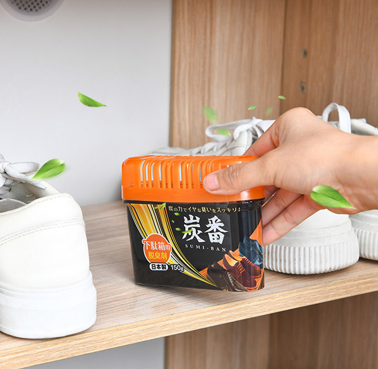 Hộp khử mùi tủ giày than hoạt tính kokubo nhật bản 150g