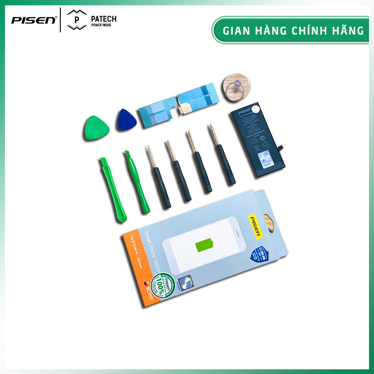 [20H 6/7 - 9.7 Nhập 77LAZSOCIAL80K Voucher giảm 12% đơn từ 250K tối đa 80K]Bộ công cụ mở iPhone PISEN 3C-BST9909 (Tool kit) -For All - Hàng chính hãng