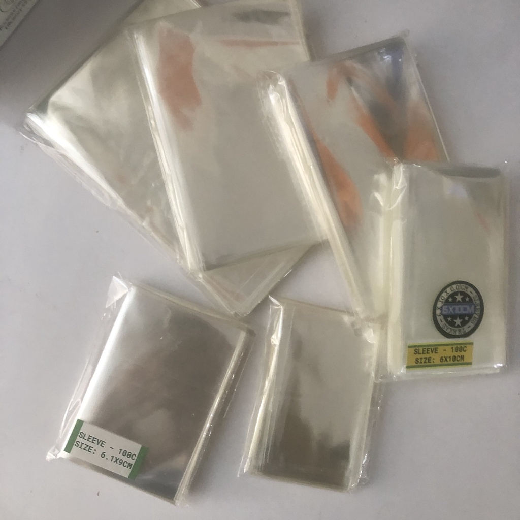 [Có sẵn] Xấp 100c Sleeve đựng thẻ bài, postcard, photocard idol, anime, yugioh nhiều size giá rẻ KAS - KPOP ALL STARS