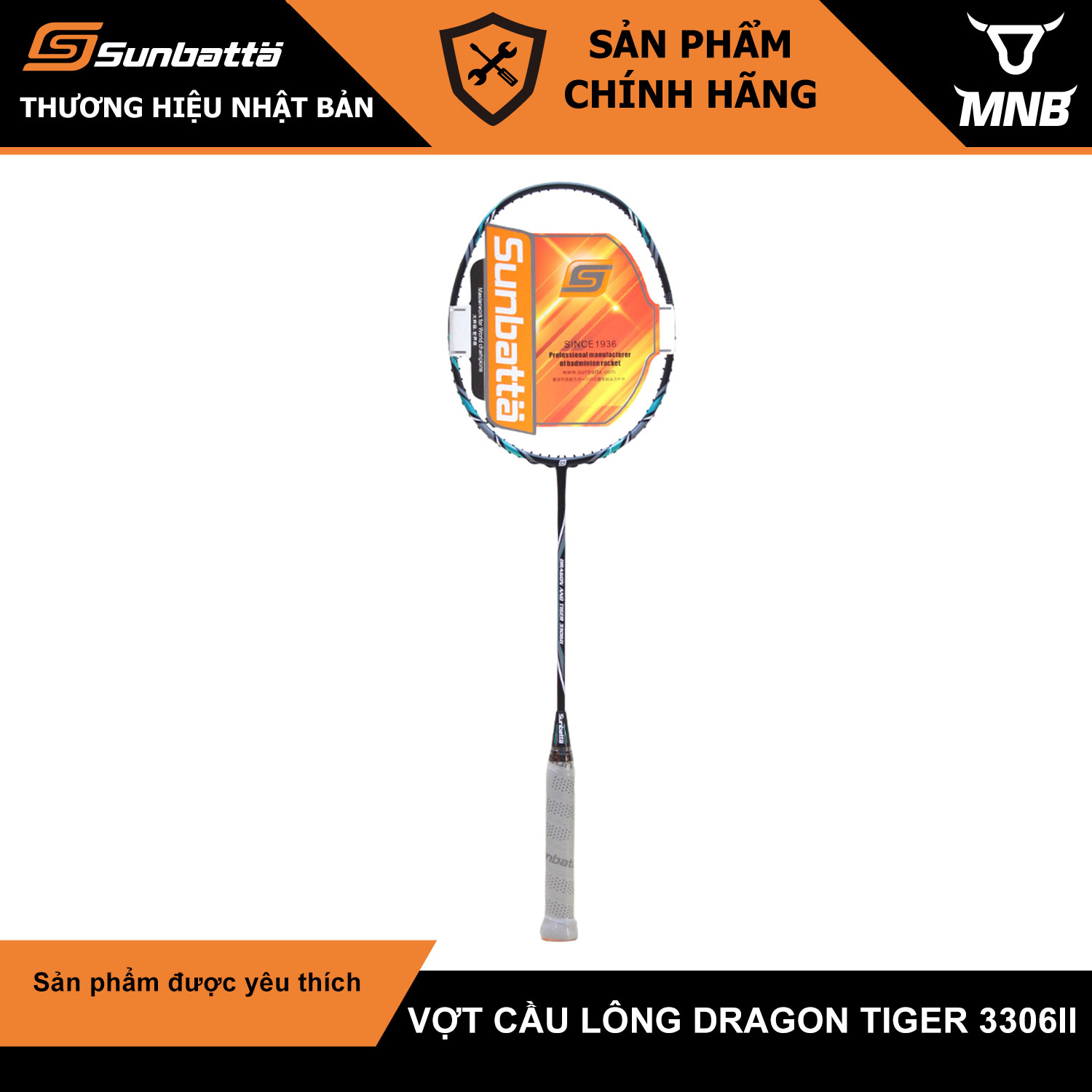 Vợt cầu lông sunbatta nhật bản dragon &tiger 3306ii
