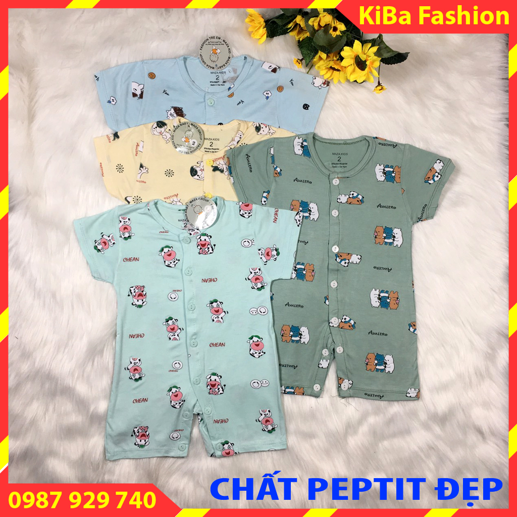 Bộ body cho bé - Thoáng khí hàng loại 1- Bodysuit- cho bé từ 3-10kg (0-12 tháng)-đồ cho bé sơ sinh - BSQC0350