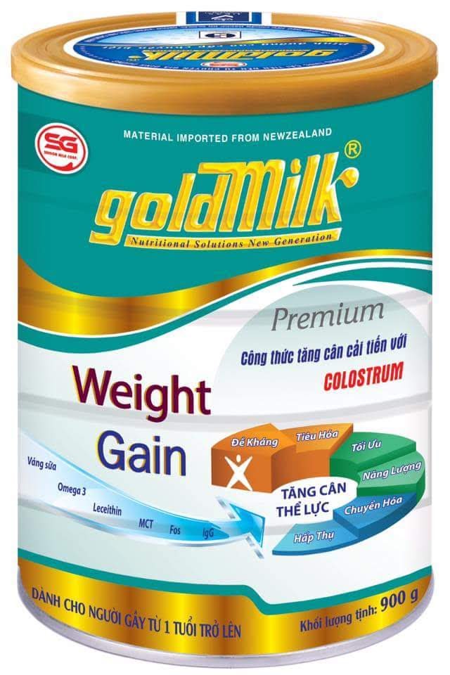 SỮA GOLDMILK WEIGHT GAIN 900g SỮA NGƯỜI GẦY - Dâu Tây Shop