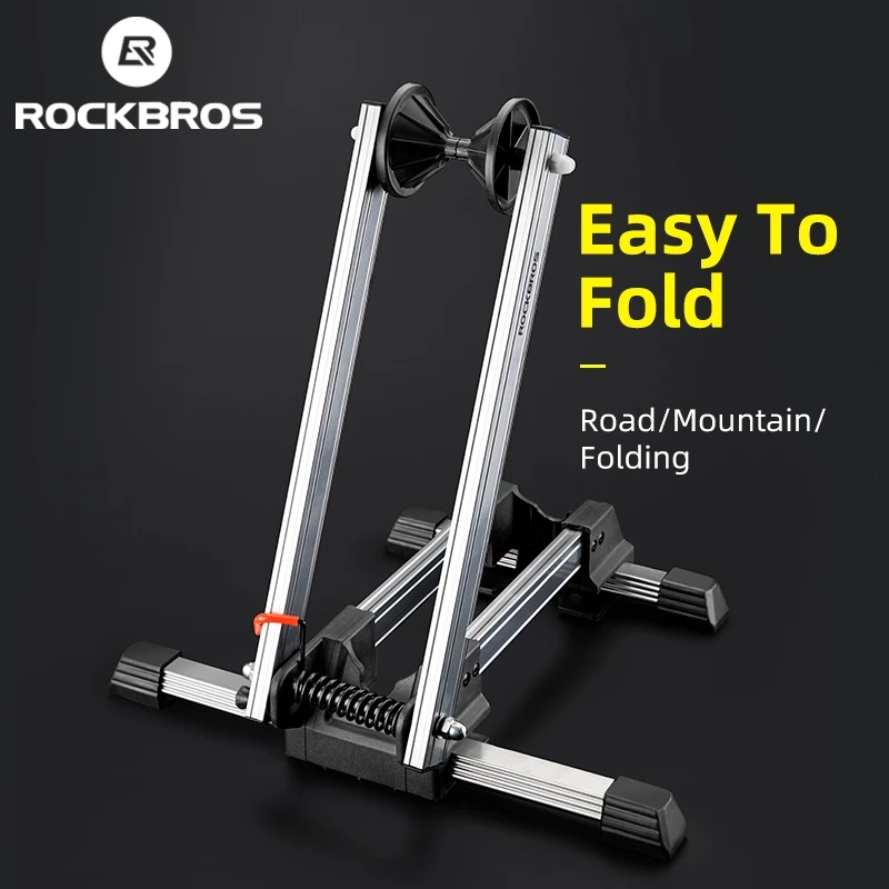  ROCKBROS Giá Đỡ Xe Đạp Gấp Được Giá Để Đồ Xe Đạp Di Động Giá Đỗ Xe Sàn Giá Vẽ Hợp Kim Nhôm Công Viên Và Sửa Chữa Cho MTB 