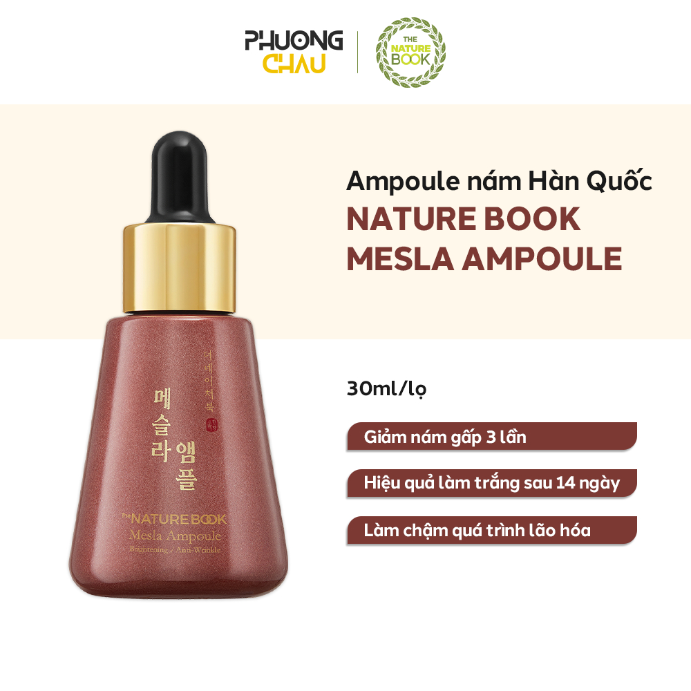 Tinh chất ampoule nám The Nature Book Hàn Quốc lọ 30ml
