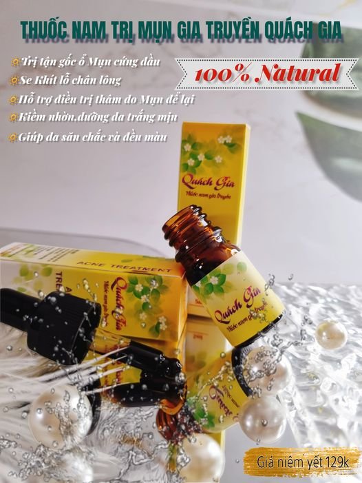Hỗ trợ trị Sạch mụn thâm và dưỡng da hiệu quả Sản Phẩm gia truyền Quách Gia
