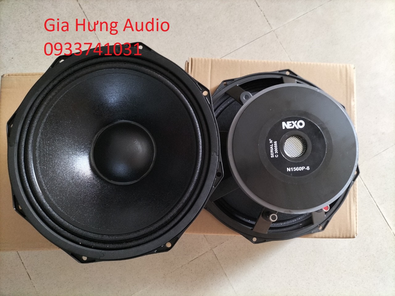 Loa bass nexo 40 từ 190/75, giá 1 cặp