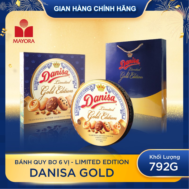 TẾT Bánh quy bơ Danisa gold edition 792g 03467