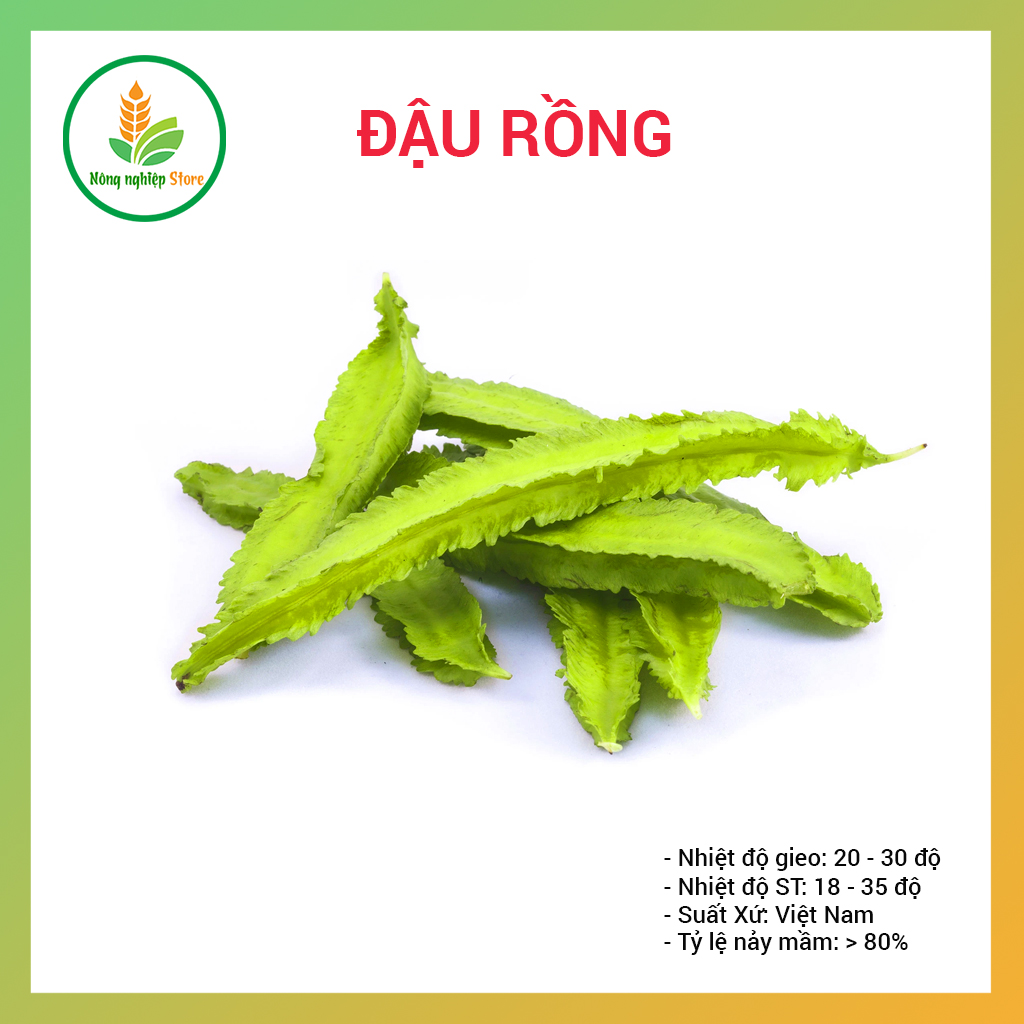 Hạt giống Đậu Rồng Tứ Quý – 20gram