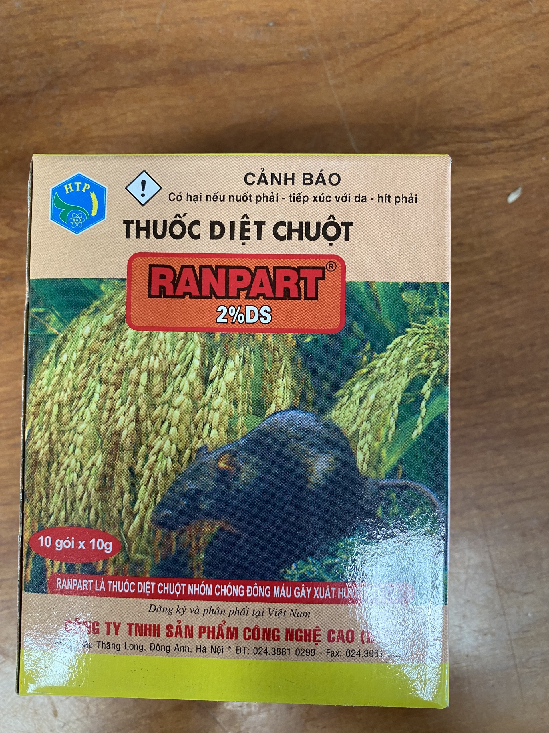 Thuốc diệt chuột ranpart 2%ds