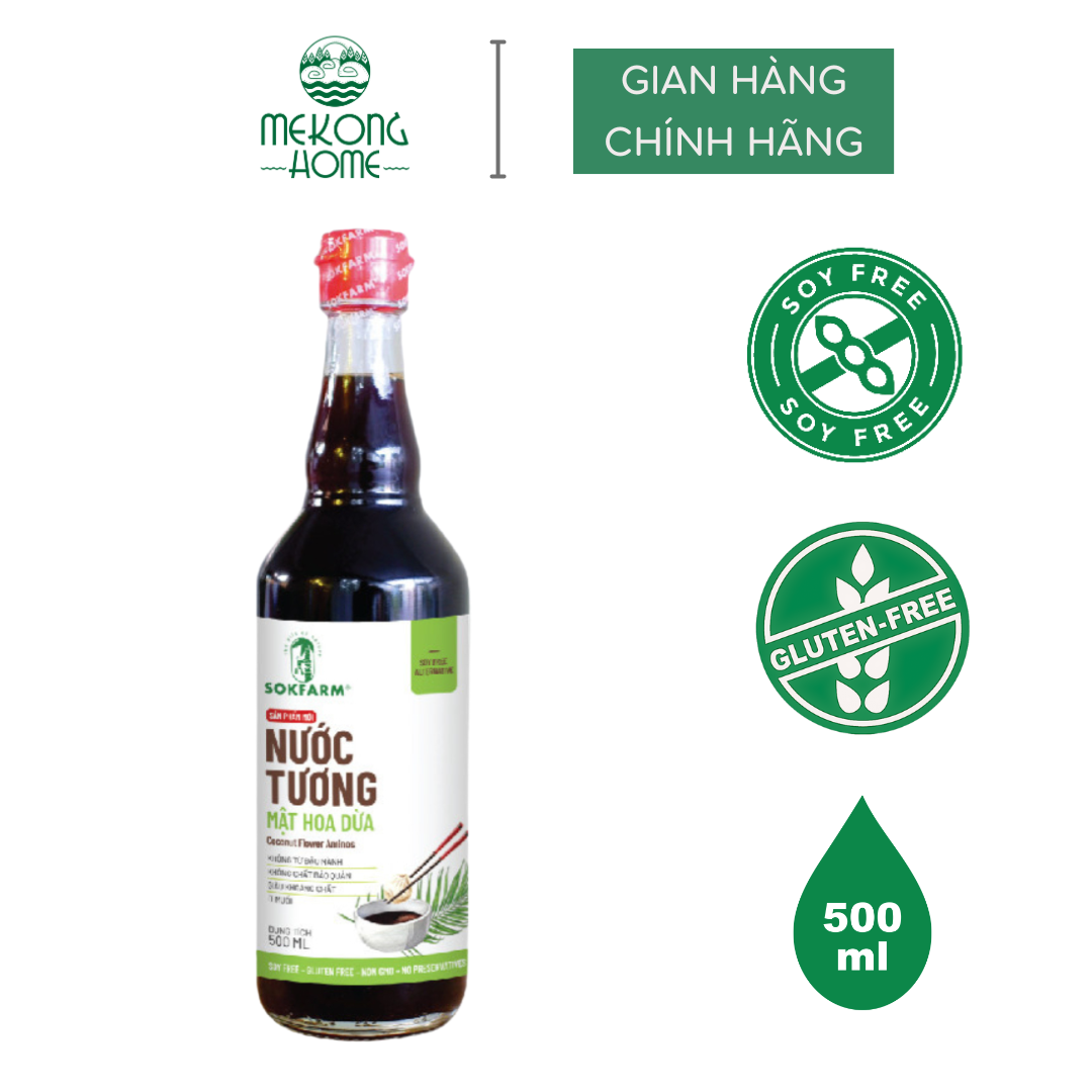 Nước tương mật hoa dừa - chai lớn 500ml