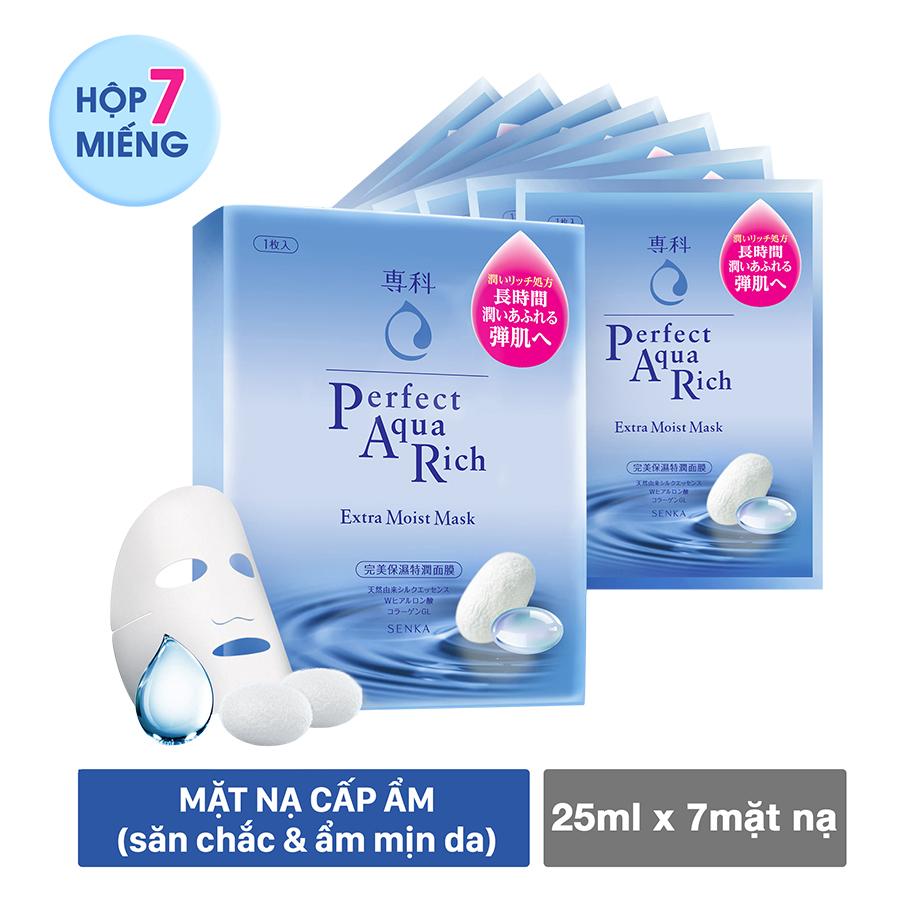 [HCM]Mặt Nạ Dưỡng Ẩm Chống Lão Hóa Senka Nhật - 7 Miếng