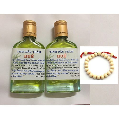 Combo 2 lọ tinh dầu tràm huế tràm vàng 100ml