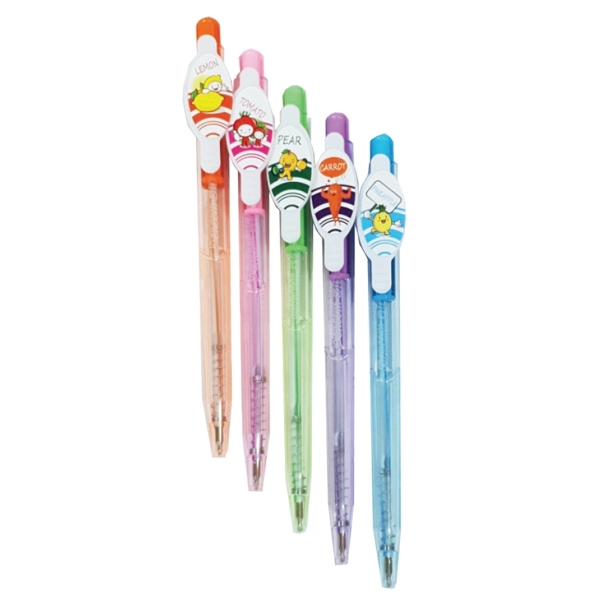 Bịch 5 cây bút bi bấm thái lan gstar og-25a ngòi 0.5mm